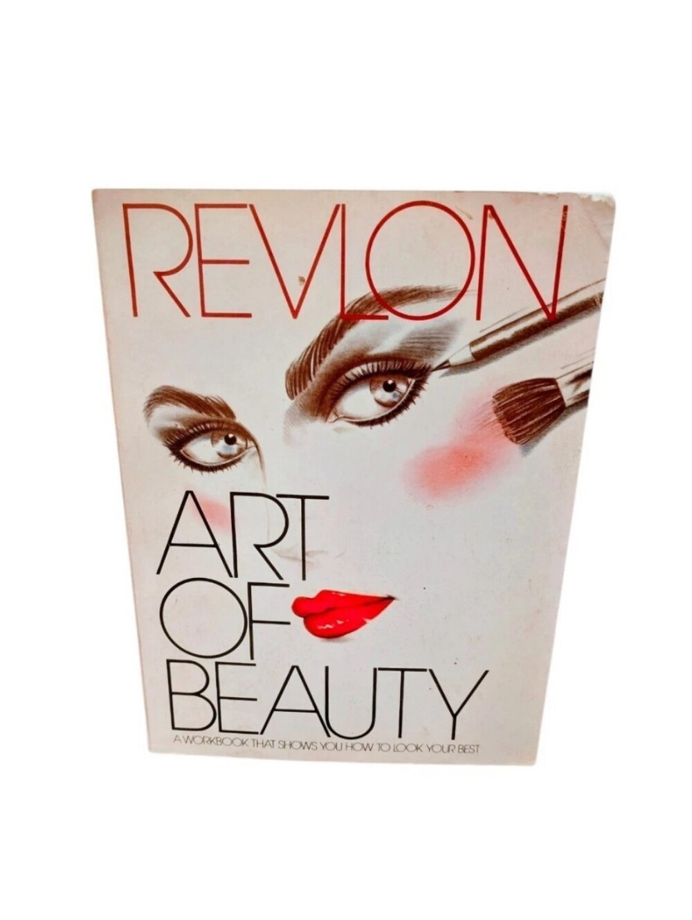 Vintage Revlon Art of Beauty Workbook Makeup Guide Retro Fashion Cosmetics Book